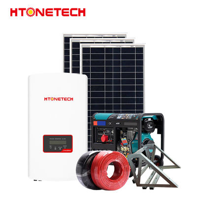 2400wh Solar Hybrid Power Systems Commercial Solar Power System 45Kw