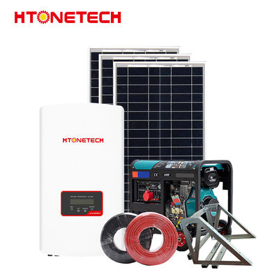 2400wh Solar Hybrid Power Systems Commercial Solar Power System 45Kw