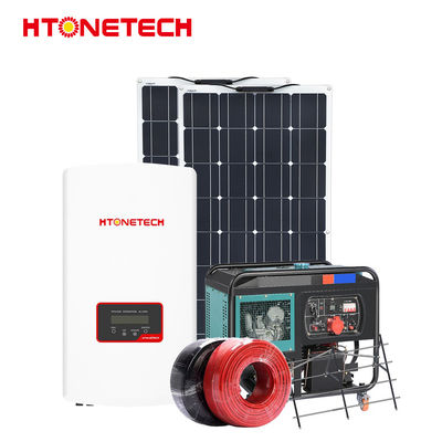 2400wh Solar Hybrid Power Systems Commercial Solar Power System 45Kw