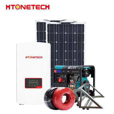 2400wh Solar Hybrid Power Systems Commercial Solar Power System 45Kw